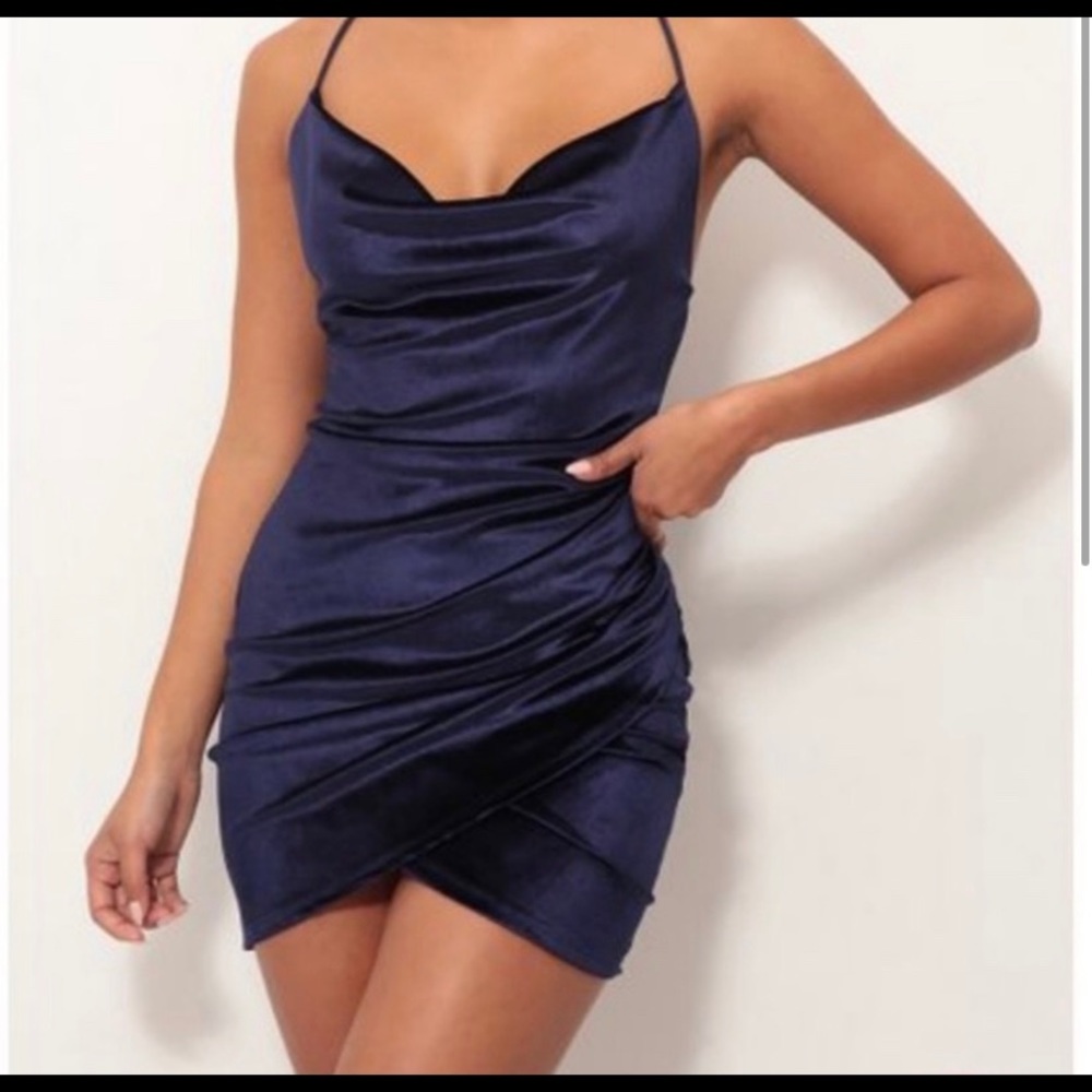 Sky Blue velvet dress💙